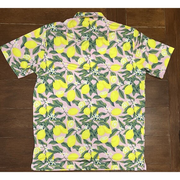 Puma Man's Size M - Arnold Palmer Lemon Branch Golf Polo 630299-03 MSRP $90 - Picture 3 of 5